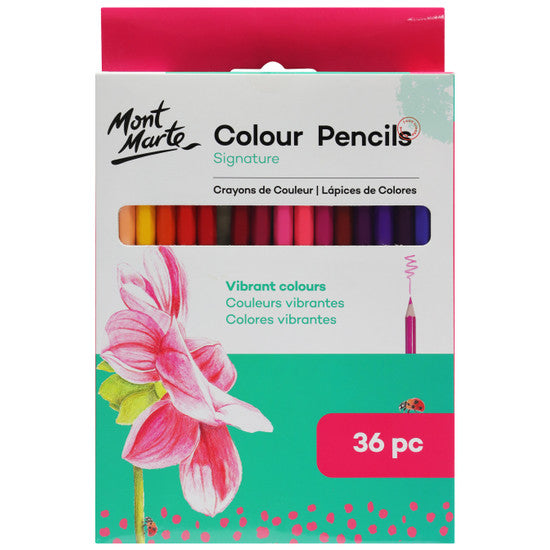 COLOUR PENCILS 36PC ESSENTIAL CLRS