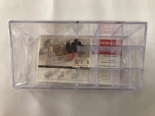 TRAY CRYSTAL MICRO 10 SECTION  16X8X5CM