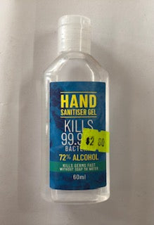 HAND SANITISER GEL 60ML