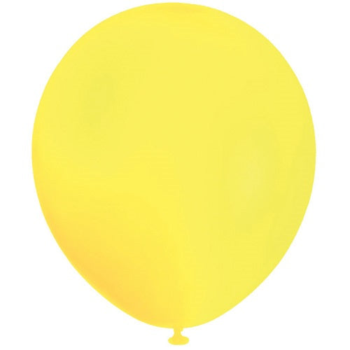 BALLOONS 20PK 25PK YELLOW