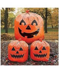 HALLOWEEN PUMPKIN LAWN BAGS PK3