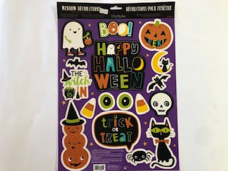 HALLOWEEN FRIENDS WINDOW DECO
