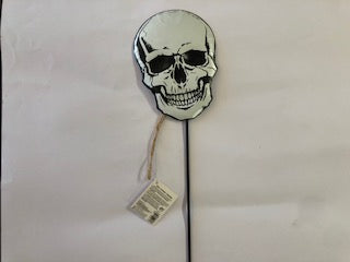 SKULL SHAPE METAL YARD STAKE