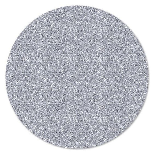 PLACEMATS 4PK GLITTER SILVER