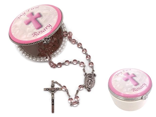 MY FIRST ROSARY BOX PINK