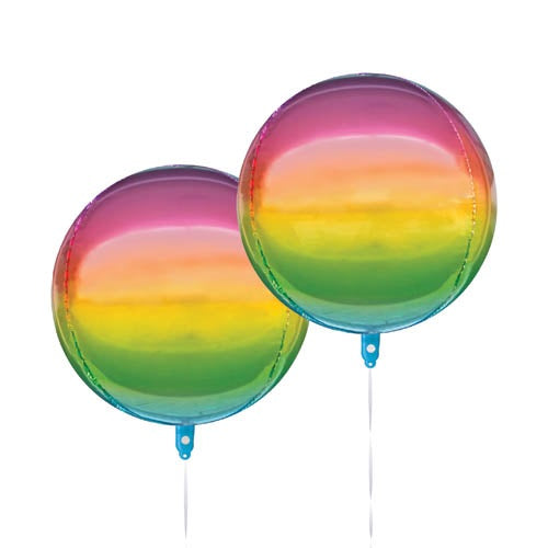 BALLOON FOIL ORB 50CM OMBRE