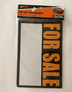 CAR SALE SIGN MAGNETIC