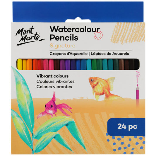 WATERCOLOUR PENCILS 24PC