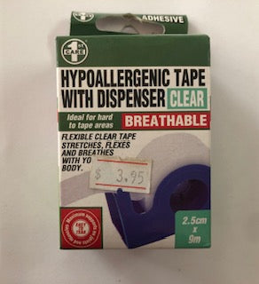 HYPOALLERGENIC TAPE W/DISP
