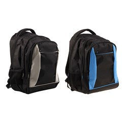 BACKPACK BLACK/BLUE BLACK/GREY