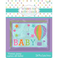 BABY SHOWER WISHES FOR BABY 24PC