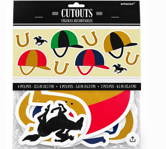 HORSE RACE DAY CUTOUTS