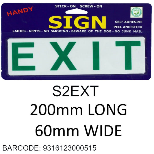 SIGNS MEDIUM EXIT