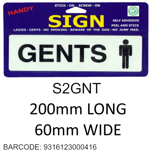SIGNS MEDIUM GENTS