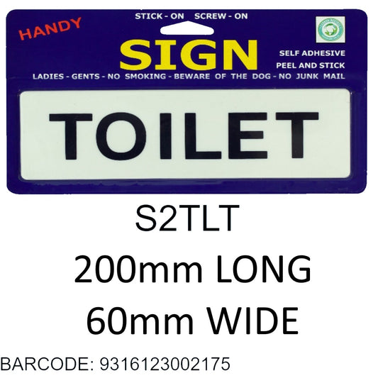 SIGNS MEDIUM TOILET