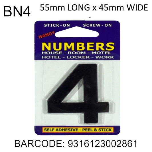 NUMBERS ADHESIVE 4