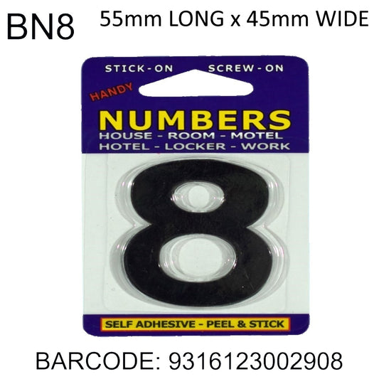 NUMBERS ADHESIVE 8