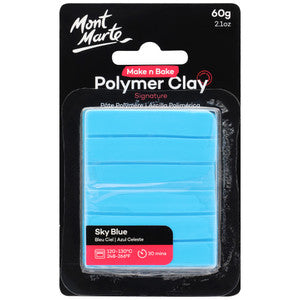 MAKE N BAKE POLYMER CLAY 60G SKY BLUE