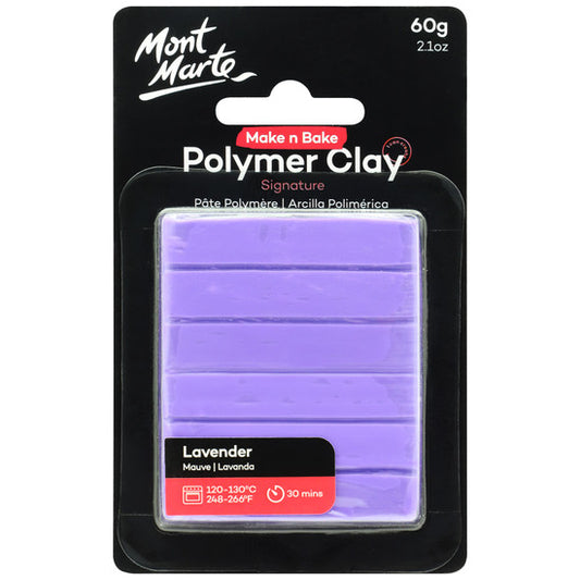 MAKE N BAKE POLYMER CLAY 60G LAVENDAR