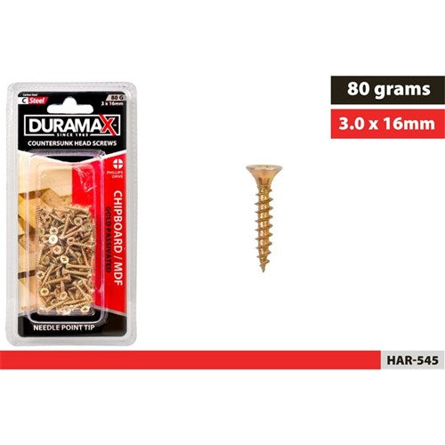 SCREWS CHIPBOARD 3X16MM