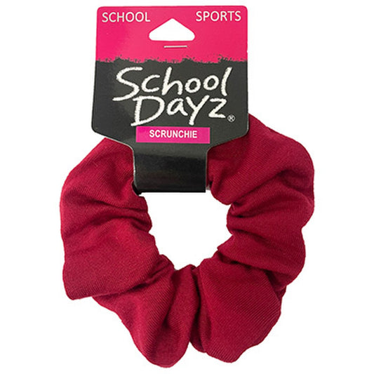 SCHOOL DAYZ SCRUNCHIE MAROON