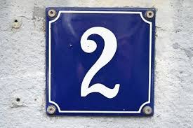 NUMBER 2 METAL BLUE