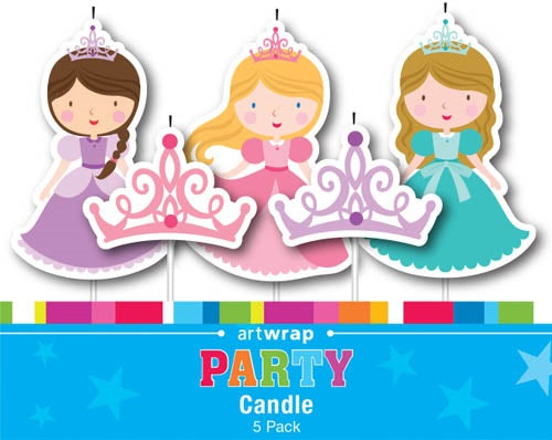 CANDLES 5 PICK PRINCESS