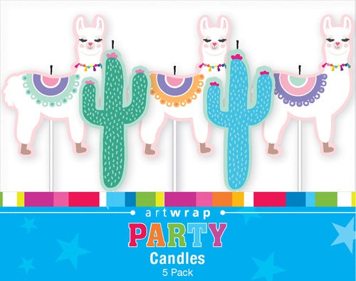 CANDLES 5 PICK LLAMA