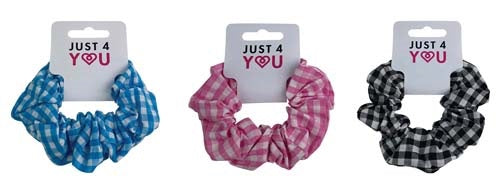 SCRUNCHIE GINGHAM PRINT