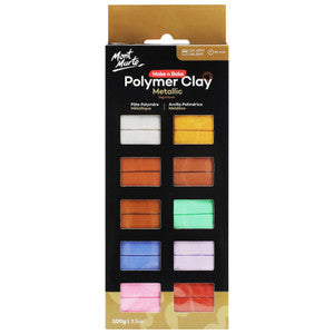 MAKE N BAKE POLYMER CLAY METALLIC 100G
