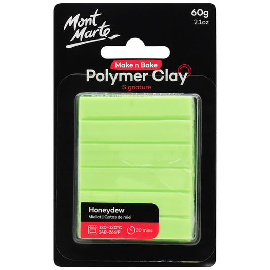 MAKE N BAKE POLYMER CLAY 60G HONEYDEW
