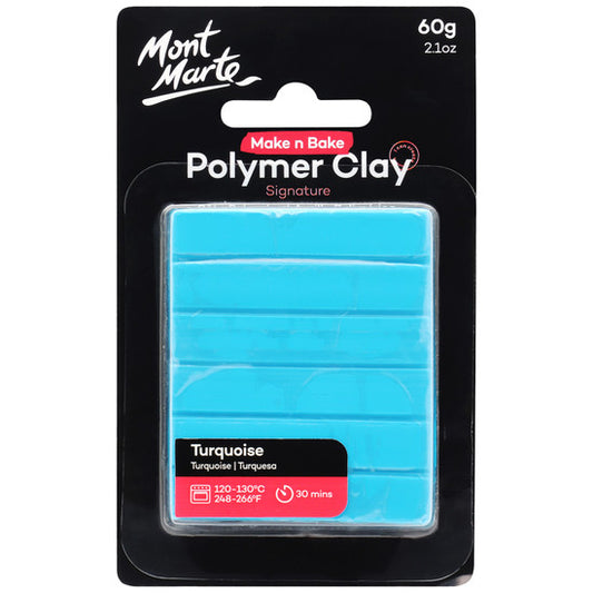 MAKE N BAKE POLYMER CLAY 60G TURQUOISE