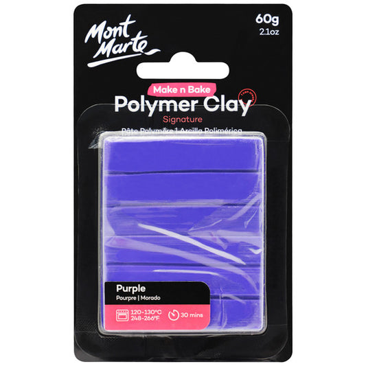 MAKE N BAKE POLYMER CLAY 60G PURPLE
