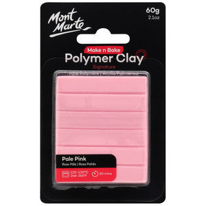 MAKE N BAKE POLYMER CLAY 60G PALE PINK