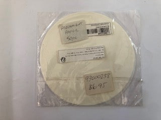 PARCHMENT PAPER WHITE RND 50PC