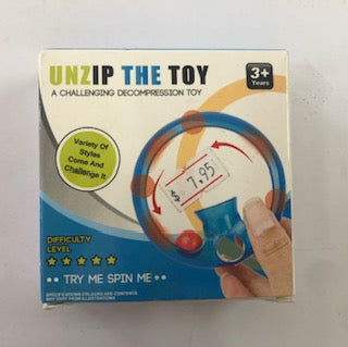 FIDGET BALL SPINNER PUZZLE BLUE
