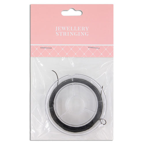 STRETCH THREAD 0.5MM BLACK 10M