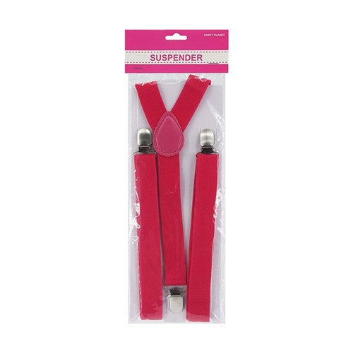 SUSPENDERS PINK