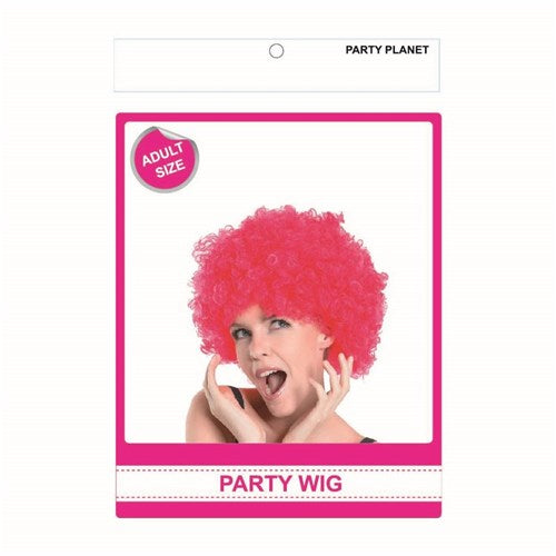 WIG AFRO PINK