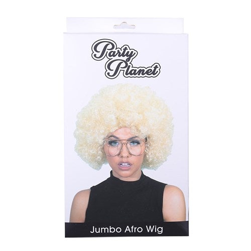 WIG AFRO BLONDE