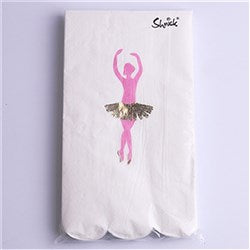 BALLERINA NAPKINS 15PK 40X33CM