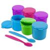 BABY STORAGE POTS W/SPOON 3PK 110ML
