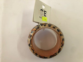 BANGLE LEOPARD PRINT WIDE