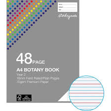 A4 BOTANY BOOK YEAR 2