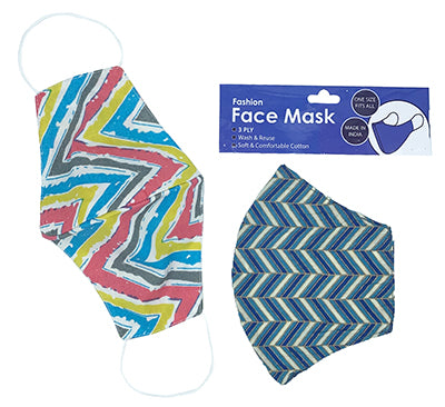 FACE MASK REUSABLE 3PLY PATTERNS