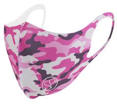 FACE MASK CAMOUFLAGE PINK ADULTS