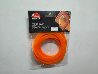GLASS CLIP JAR SEALS PK6