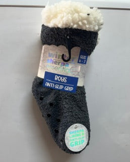 SOCKS SHERPA BOYS SOLID CLRS