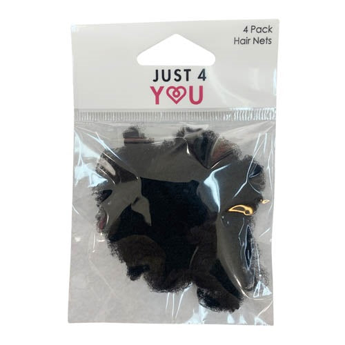 HAIR NETS PK4 BLACK
