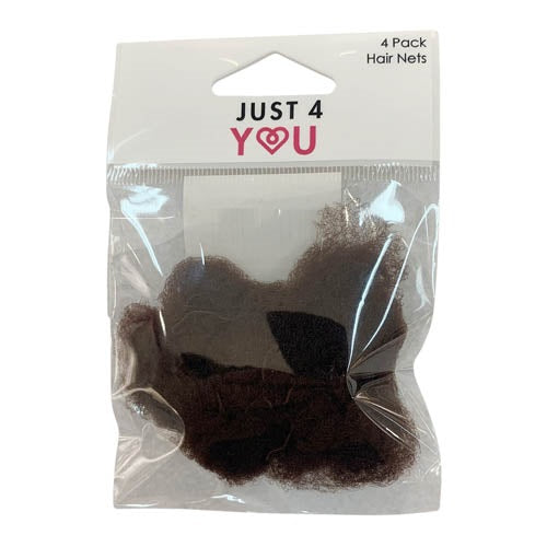 HAIR NETS PK4 BROWN
